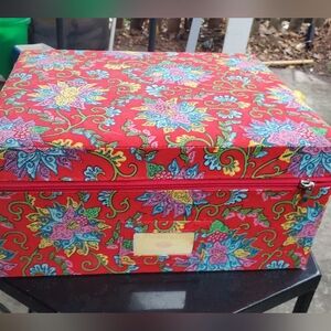 Colorful Floral Storage Box